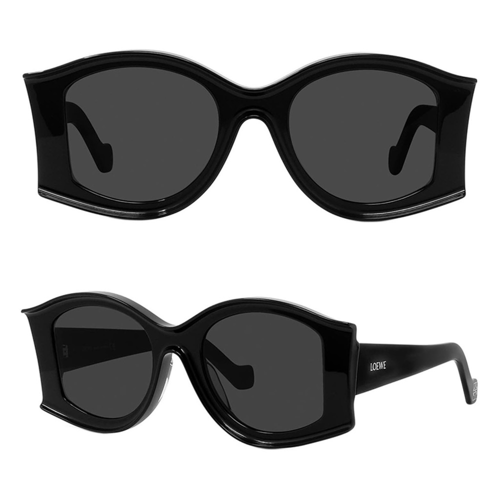 LOEWE x Paula's Ibiza Sunglasses in Shiny Black LW40047U